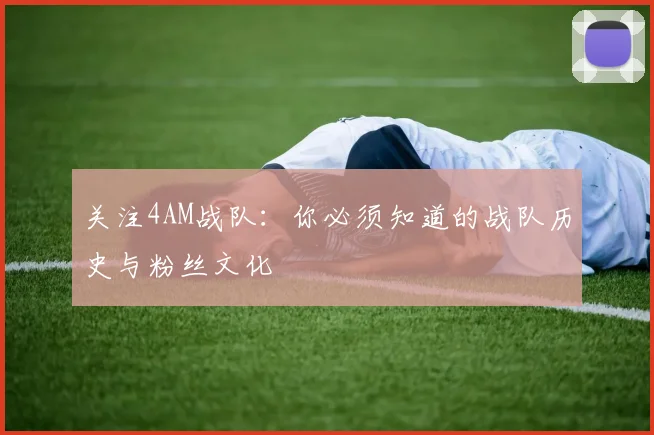 关注4AM战队：你必须知道的战队历史与粉丝文化